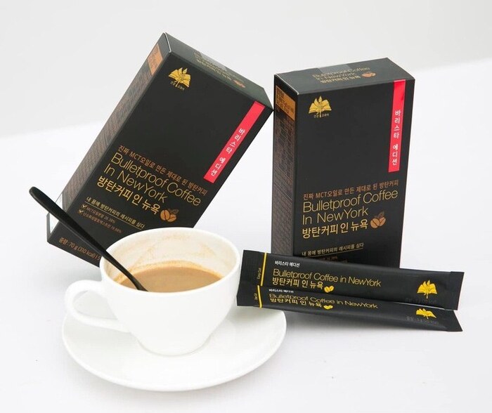 Cà phê giảm cân Hàn Quốc Bulletproof hiệu quả đốt cháy mỡ thừa cao