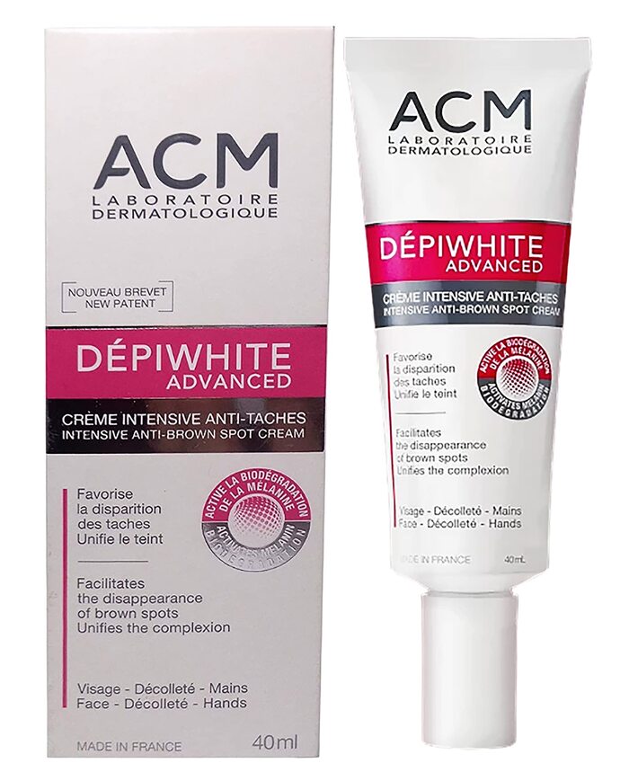 Kem trị nám ACM Depiwhite Advanced giảm nhanh đốm nâu, ngăn ngừa sự hình thành các hắc sắc tố melanin 