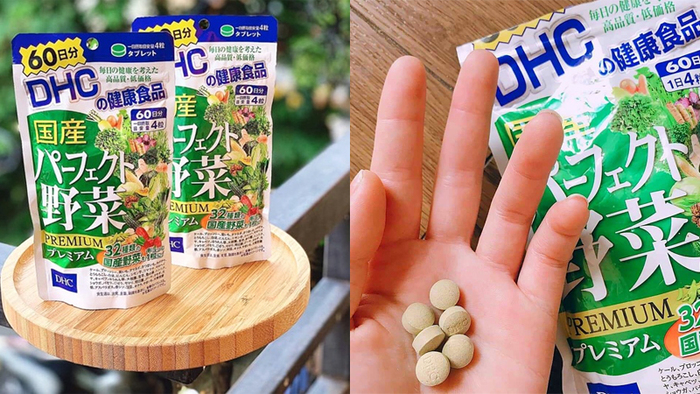 Viên uống DHC rau củ là thực phẩm chức năng có chứa 32 loại rau củ của thương hiệu DHC Nhật Bản 