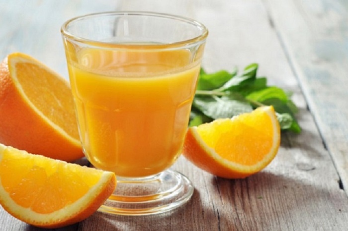 Nước cam giúp đào thải cồn trong máu hiệu quả 